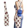 Hiseng Borsa Tappetino Yoga in Tela con Tasche | Tessuto in Tela Tote Palestra. Tasche Capienti per Accessori e Oggetti Personali. Perfetto per Yoga, Pilates e Fitness