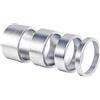 Jrpzcv 4 Pezzi/Set 5/10/15/20 Mm Cuffia nel Lega di Alluminio Distanziale Stelo 28.6Mm Tappo Rondella Forcella per Bici da Strada Ciclismo,