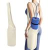 Hiseng Borsa Tappetino Yoga in Tela con Tasche | Tessuto in Tela Tote Palestra. Tasche Capienti per Accessori e Oggetti Personali. Perfetto per Yoga, Pilates e Fitness