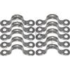 FP INOX Moschettone a Cinghia Girevole, Confezione da 2, in Acciaio Inox 316 per Cinghia, 25 mm