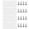AKOOSY Cerniera per Frigorifero Portatile con Viti 4 Pezzi in Plastico e Ferro Resistente alla Ruggine, Adatta per Ghiacciaie da 50 a 165 QT, per attività Sportive All'aperto
