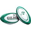 Gilbert Replica International - Pallone da rugby dell'Irlanda, lunghezza 21,5 cm