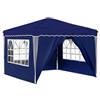 Generic Tenda pieghevole per feste, 288 x 288 x 245 cm, color crema in tessuto Oxford