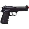Generico spaziomilitare Pistola softair a molla, corpo in metallo, guancette polimero, nero, caricatore estraibile, calibro 6 mm, replica pistola airsoft,100 pallini inclusi, colore nero, potenza 0,9 joule