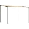 Generic Gazebo da giardino 3 x 3 m, beige, poliestere 180 g/m², telaio in acciaio