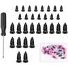 YouXunGS Kit di 30 viti per riparazione pneumatici, kit di riparazione rapida e self-service per auto con cacciavite, tappi universali per pneumatici, chiodi in gomma 15S/15L per auto, moto