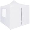 Generic Tenda pieghevole per feste 4 pareti 3 x 3 m acciaio, tenda da giardino in