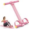 LUPATDY Fascia di resistenza regolabile a pedale, con manici morbidi, in TPE compatto, per gambe, addome e glutei, adatta per yoga, pilates e fisioterapia