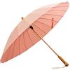 Generic XYNSNDB Ombrello Ombrello da Golf Portatile Antipioggia Manuale Ombrello arcaico Classico Manico in Legno Antivento Bastone infrangibile Ombrelli da Pioggia (Blu : Rosa, Dimensioni : 76cm)