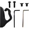 Pevlkawr Scooter Gancio Anteriore Kit Accessorio Monopattino Elettrico Scooter Pole Hook Accessorio Compatibile per M365