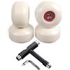 DSOUWEH Ruote da skateboard con durezza 95A con cuscinetti ad resistenza e