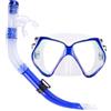 Generic Set da snorkeling, per adulti con lente di visualizzazione in vetro