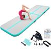 WAVESKY Tappetino Ginnastica Artistica Air Tumble Track 3m/4m/5m, Tumbling Mat con Pompa Elettrica, 10cm Spessore, Antiscivolo Tappeto Gonfiabile per Ginnastica, Cheerleading, Yoga e Fitness Casa