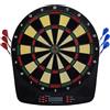 MNUvxzaewf Bersaglio elettronico for freccette, set di elettroniche, 32 giochi, con display LCD e 6 contenitori for, opzione multi-gioco pronta all'uso