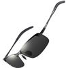 Generic Occhiali da sole fotocromatici per uomo, protezione UV400, antiriflesso | Occhiali da sole da uomo per ridurre l'abbagliamento, per guida, ciclismo, pesca, ciclismo, escursionismo