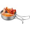 Generico Pan Camp Cookware Pot, Camping Pans Foldable, Lightweight And Portable