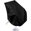 Generico Coprisedile per barca impermeabile sedia capitano/timone esterno 61*56*64cm | Tessuto Oxford 420D resistente, antipolvere, con coulisse regolabile per sedie a piedistallo, panche timone e pontoni