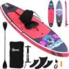 Outsunny Tavola Sup Gonfiabile Adulti 335 cm Extra-Lunga con Sedile 180kg