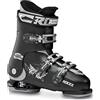 Roces Idea Free 22.5-25.5 Scarpone Allunagbile da Sci per Bambini, Unisex Bambini, Nero/Silver, 36-40