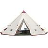 Skandika Tenda da campeggio Tipi Kota 550 Protect | fino a 12 persone, impermeabile, zanzariera, altezza 3 m, diametro 5,5 m, pali in acciaio | Tenda indiana, tenda per feste, tenda per festival, glamping