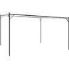 Generic Gazebo da giardino 4x4 m bianco, poliestere 180 g/m² con telaio in acciaio