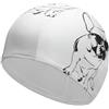 Zemblesong Cuffia da nuoto con bulldog francese, cuffia da bagno per capelli lunghi e corti