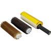 VUMBMYFCM Kit spazzola rotante for sci, asse con impugnatura for spazzola rotante | Con spazzole in nylon, ottone e crine di cavallo, scudo protettivo rimovibile, for la sciolinatura dell'accordatura