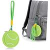 BESTOYARD Portachiavi Portamonete Sportivo in Pvc Cerniera, Design Cartone Animato Tennis, Portachiavi Portamonete per Accessori Sportivi e Uso Quotidiano