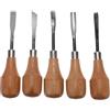 Desikixudy 5 pz Set di coltelli per intagliare il legno strumenti di intaglio per falegnameria tornio scalpello per falegnameria attrezzature fai da te per la casa utensili manuali
