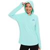 Bassdash Felpa da Donna Cappuccio UPF 50+ Protezione Solare UV Protezione Solare Maniche Lunghe con Camicie con Cappuccio Leggero per Escursionismo attività All'Aperto Corsa Pesca FS04W