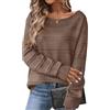 HOTOUCH Maglione da donna a maniche lunghe, per autunno e inverno, morbido