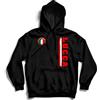 Generico Felpa Uomo Tifosi Ultras Lucca Vari Colori Taglie dalla XS alla XXL - Felpa con Cappuccio e Tasca centarle