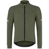 BERGRISAR Maglia da ciclismo in pile, da uomo, a maniche lunghe, per autunno e inverno, termica, elastica