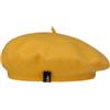 Borsalino Berretto Basco in Lana Donna/Uomo - Made Italy baschetto Inverno Autunno/Inverno - Taglia Unica Giallo