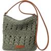 Monetais Borsa a Tracolla in Paglia, Borsa in Paglia Intrecciata Cava per Donna, a Tracolla Estiva da Spiaggia