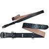 handembroideryuk Sam Browne Belt, Sam Brown Tracolla Pelle NERA