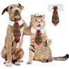 Dereine Cravatte per Cani, Animale Domestico Regolabile Papillon, Regolabile per cani e gatti papillon,Gatto Cane Costume Cravatta, Collare Natalizio per Accessori per Feste di Toelettatura di Cani e Gatti