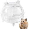 Generic Box da bagno per criceti con campo visivo completamente trasparente