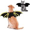 AIXIMA Costumi di Halloween per cani,vestiti per gatti,ali pipistrello gatto cane (Taglia L)