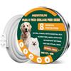 prowithlin Collare Antipulci e Zecche Regolabile Impermeabile, Antiparassitario per Tutti i Tipi di Cani, 8 Mesi di Efficacia Protezione (1 pacchi)
