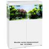 AQUAEL Aquarium Opti Set 200 bianco 2.0 LED 2x14w 101x41x56cm ep.8mm 200L Venduto senza filtro/riscaldamento