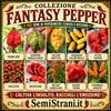 Semi Strani SEMISTRANI.IT - 100 Semi dei 10 PEPERONCINI più BIZZARRI del MONDO, Coll. FANTASY PEPPER + Guida: PRIMO, SCORPION, BHUTLAH, HABANERO, PETER PEPPER, CHARAPITA, ROCOTO, MUTANT, STROMBOLI, BISHOP