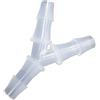 ANYGKT 5 Pezzi di Raccordo a Y in plastica PP/Giunto a Y Resistente all'ozono/connettore a Tre Vie Resistente alla corrosione(11.1mm)