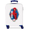 Marvel Joumma Marvel Spiderman Geo Valigia da cabina bianca 38 x 55 x 20 cm Rigida 2 kg Chiusura a combinazione laterale ABS 2 kg 35 L Bagaglio a mano, bianco, Taglia unica, Valigia cabina