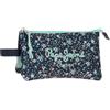 Pepe Jeans Alenka Astuccio Triplo Blu 22x12x5 cm Poliestere by Joumma Bags by Joumma Bags, blu, Astuccio triplo