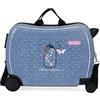 Enso We Love Flowers Valigia per bambini Blu 50x38x20 cm Rigida ABS Chiusura a combinazione laterale 34L 1,8 kg 4 ruote, blu, 50x38x20 cms, Valigie Corridoio