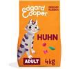 Edgard & Cooper Cibo secco per gatti, (pollo, 4 kg), senza cereali, pieno di carne fresca e ingredienti naturali, adatto per gatti sterilizzati e attivi