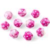 QUTHZZHY Set di dadi poliedrici D20, 10 dadi da gioco DND