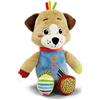 Clementoni - Peluche Cagnolino Pete The Puppy per Neonato, Baby for You, Gioco Pupazzo Prima Infanzia, Lavabile in Lavatrice, 17905