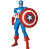 medicom MAFEX No. 217 - Action figure di Capitan America, circa 6.3 in / 160 mm, non scala, preverniciata